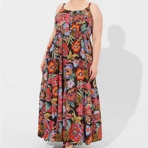 Tiered Maxi Challis Tiered Sundress | Size 4